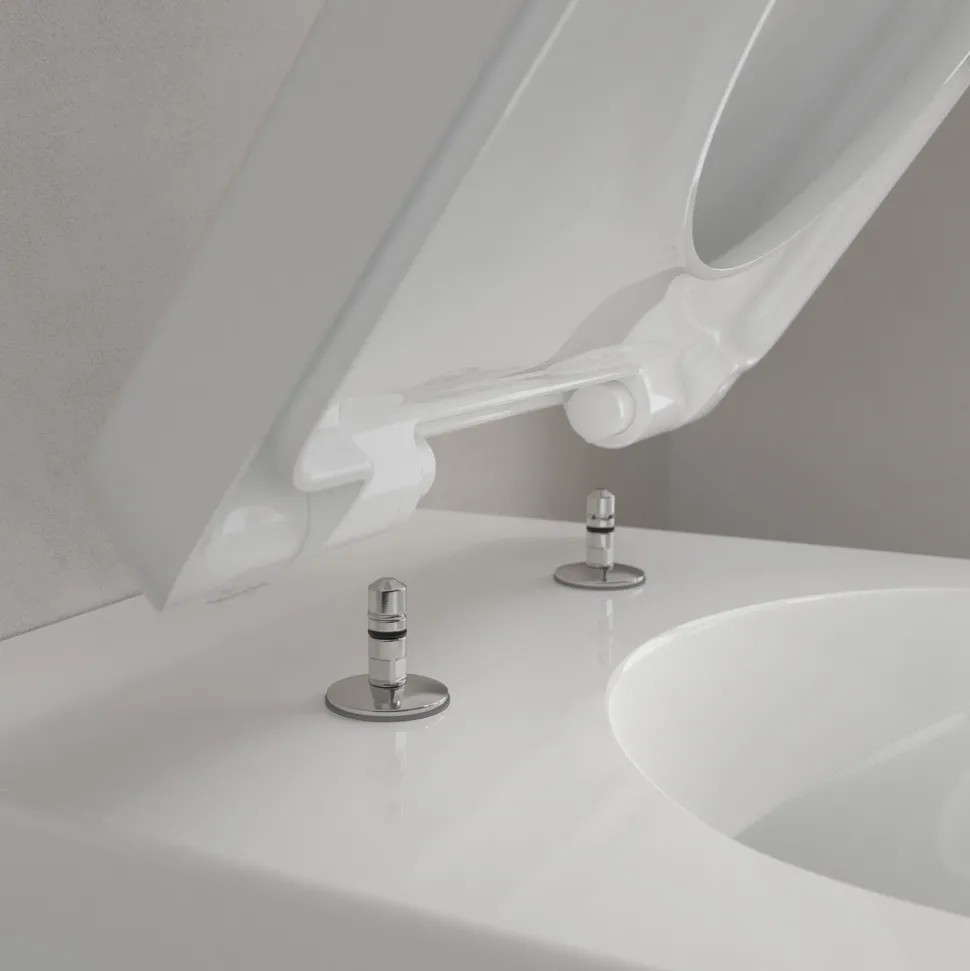 Villeroy & Boch O.novo Rimless Back to Wall Toilet & Soft Close Seat