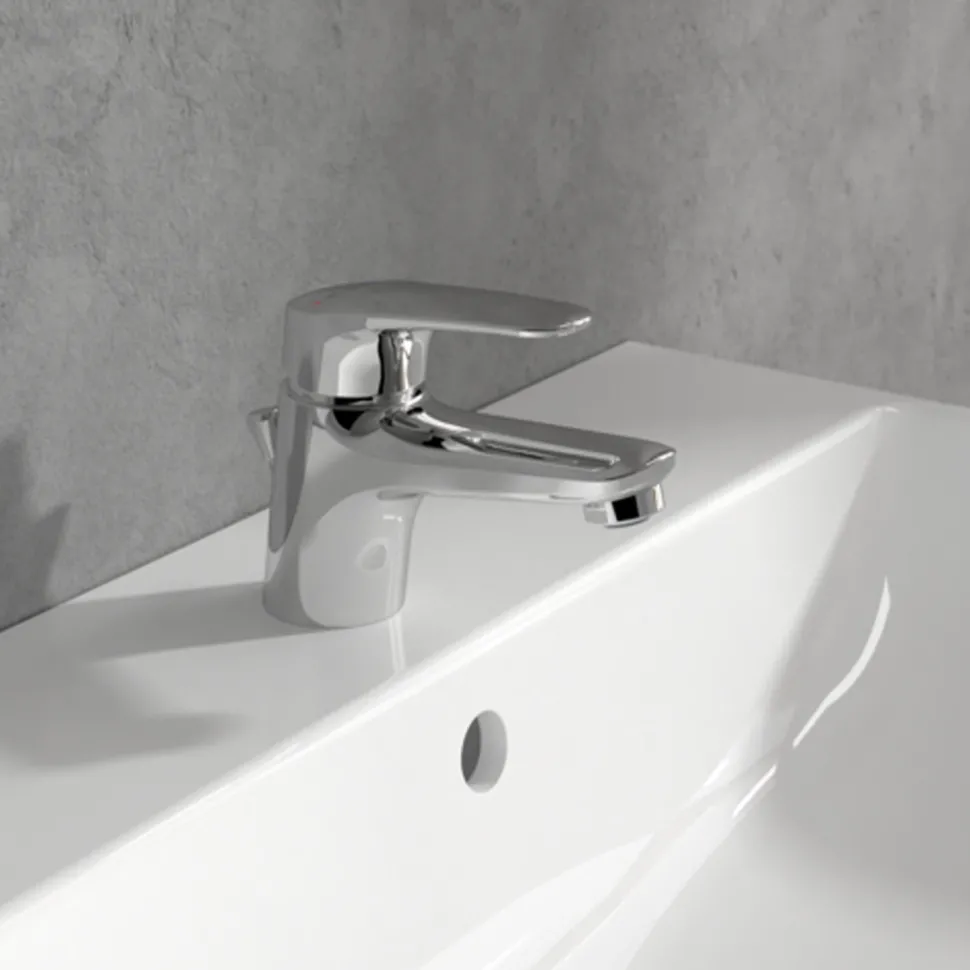 Villeroy & Boch O.novo Start Mini Basin Mixer Tap & Pop Up Waste