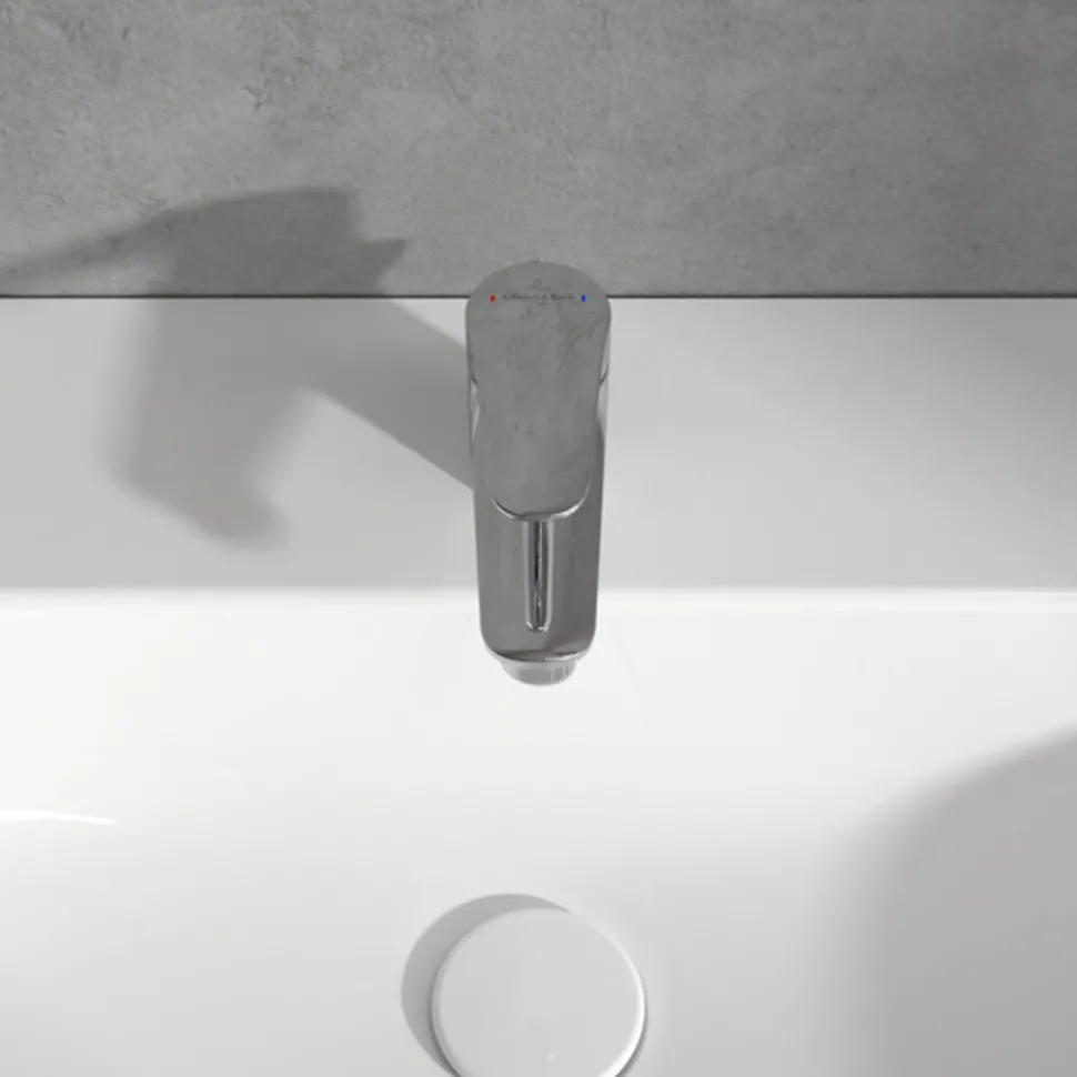 Villeroy & Boch O.novo Start Mini Basin Mixer Tap & Pop Up Waste