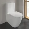 Villeroy & Boch Subway 3.0 Close Coupled TwistFlush Rimless Toilet with Soft Close Toilet Seat