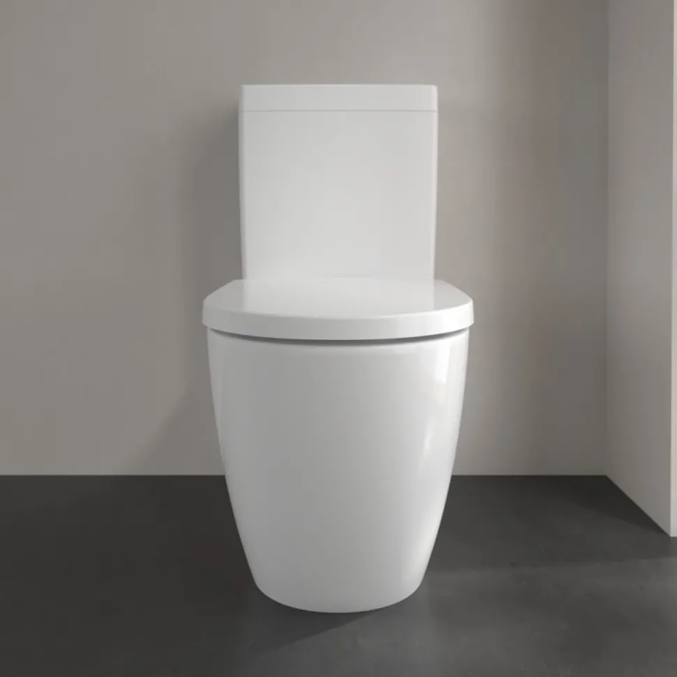 Villeroy & Boch Subway 3.0 Close Coupled TwistFlush Rimless Toilet with Soft Close Toilet Seat