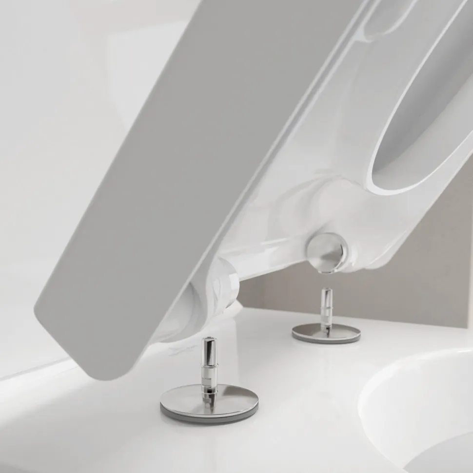 Villeroy & Boch Subway 3.0 Close Coupled TwistFlush Rimless Toilet with Soft Close Toilet Seat
