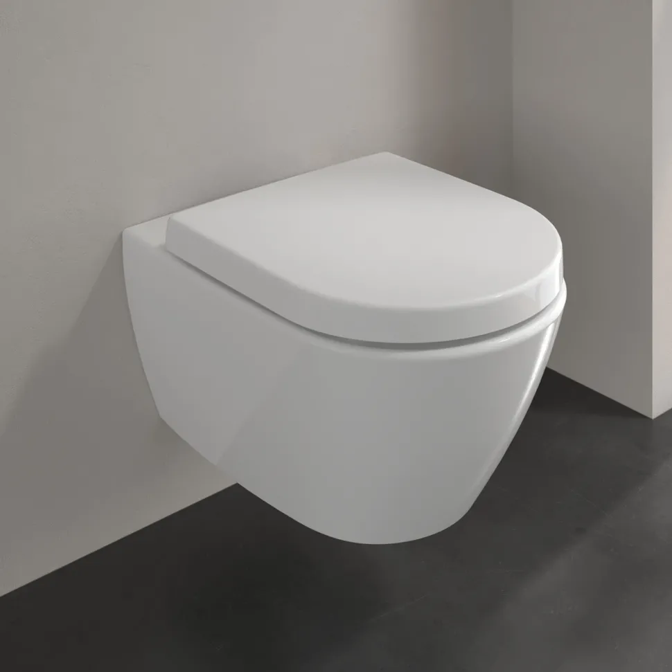 Villeroy & Boch Subway 2.0 Rimless Easy Fit Wall Hung Toilet & Soft Close Seat