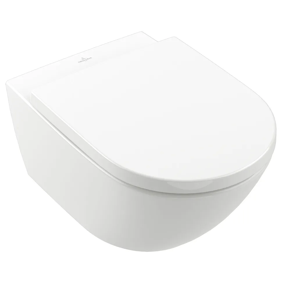 Villeroy & Boch Subway 3.0 Rimless Easy Fit Wall Hung Toilet & Soft Close Seat