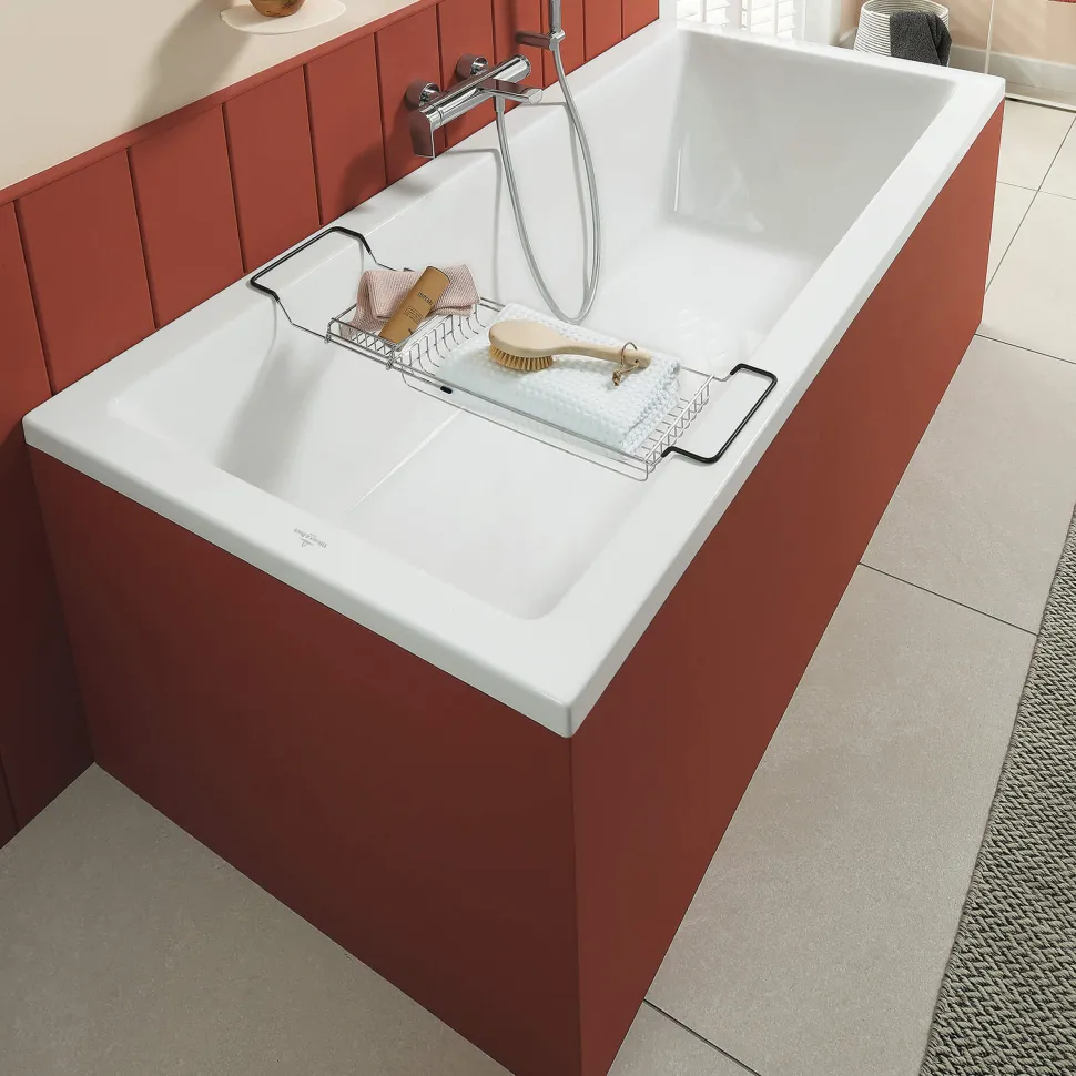 Villeroy & Boch Targa Plus Straight Double Ended Bath - 1600, 1700 & 1800mm