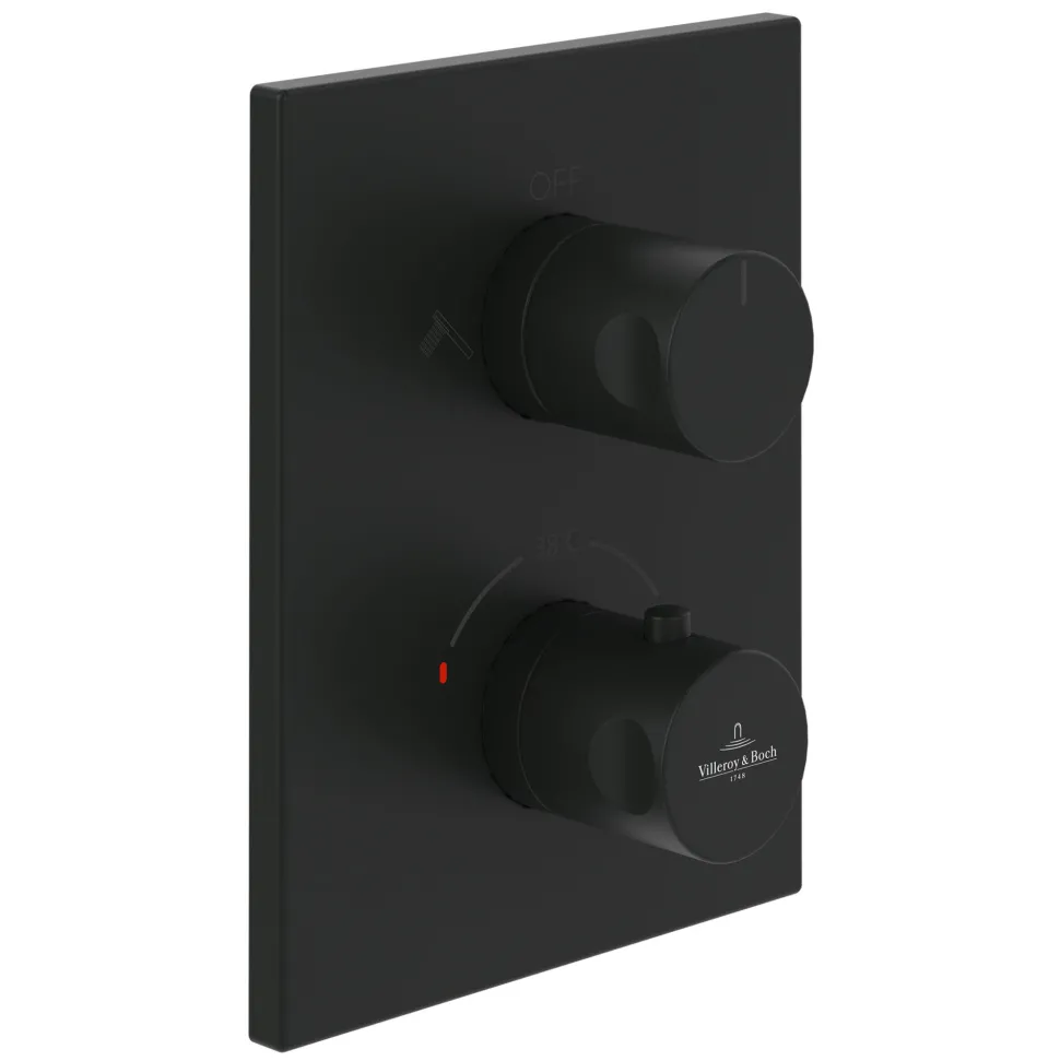Villeroy & Boch Universal Concealed 2 Outlet Thermostatic Valve & Easy Installation Box