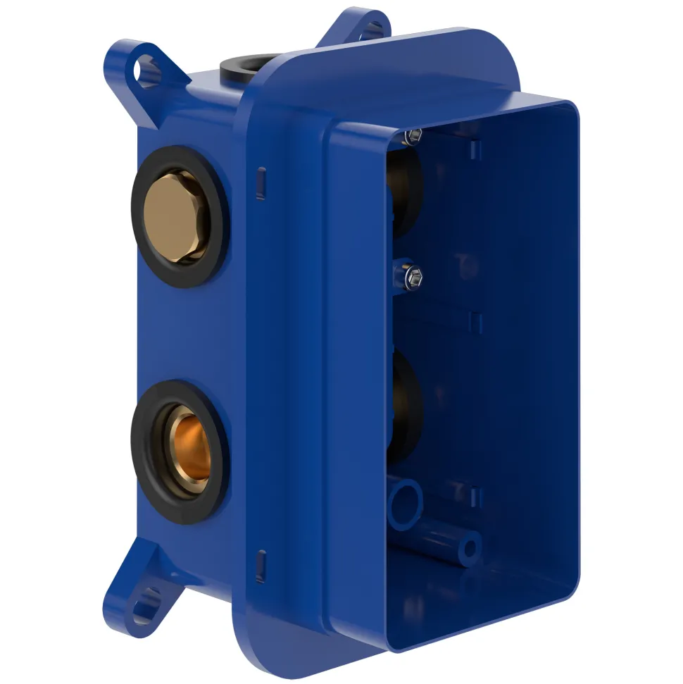 Villeroy & Boch Universal Concealed 2 Outlet Thermostatic Valve & Easy Installation Box
