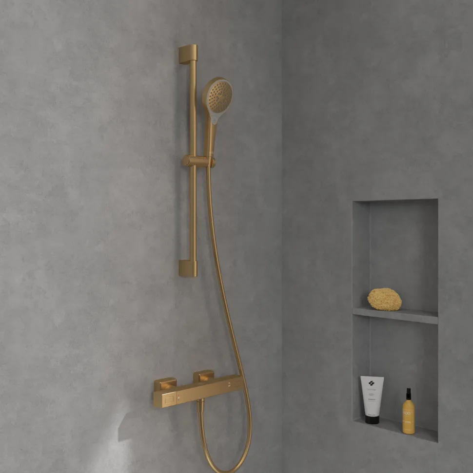 Villeroy & Boch Universal Cool Touch Exposed Square Thermostatic Shower Mixer