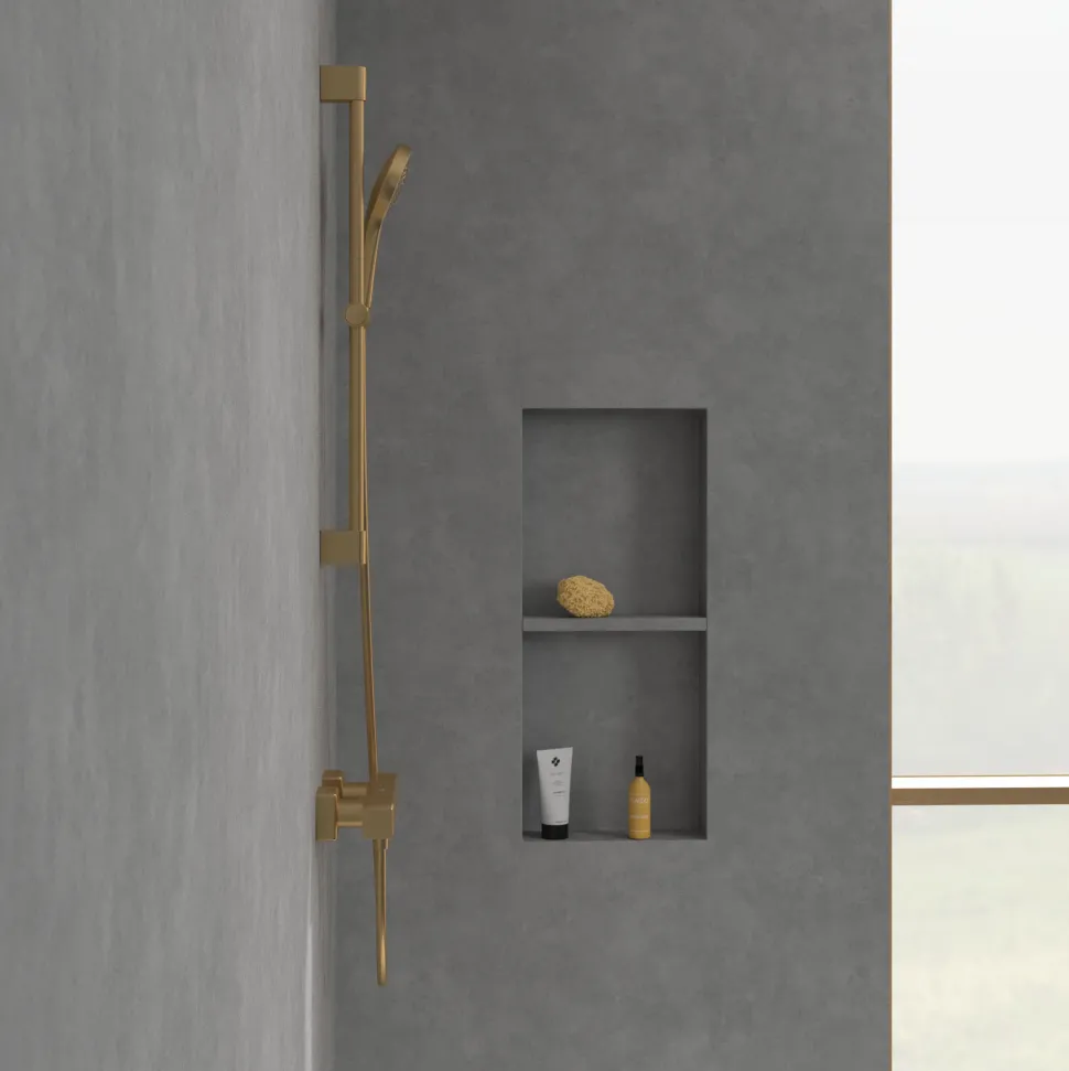 Villeroy & Boch Universal Cool Touch Exposed Square Thermostatic Shower Mixer