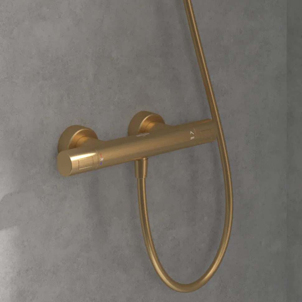 Villeroy & Boch Universal Cool Touch Exposed Round Thermostatic Shower Mixer