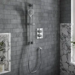 Villeroy & Boch Verve Shower Rail Kit with Shower Handset & Hose