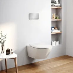 Villeroy & Boch ViConnect Pro 2.0 Frame with Subway 2.0 Rimless Wall Mounted Toilet, Flush Plate & Soft Close Toilet Seat