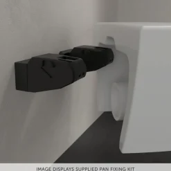 Villeroy & Boch ViConnect Pro S Frame with Subway 2.0 Wall Mounted Rimless Toilet, Flush Plate & Soft Close Toilet Seat