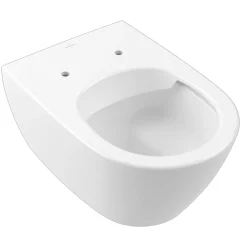 Villeroy & Boch ViConnect Pro S Frame with Subway 2.0 Wall Mounted Rimless Toilet, Flush Plate & Soft Close Toilet Seat