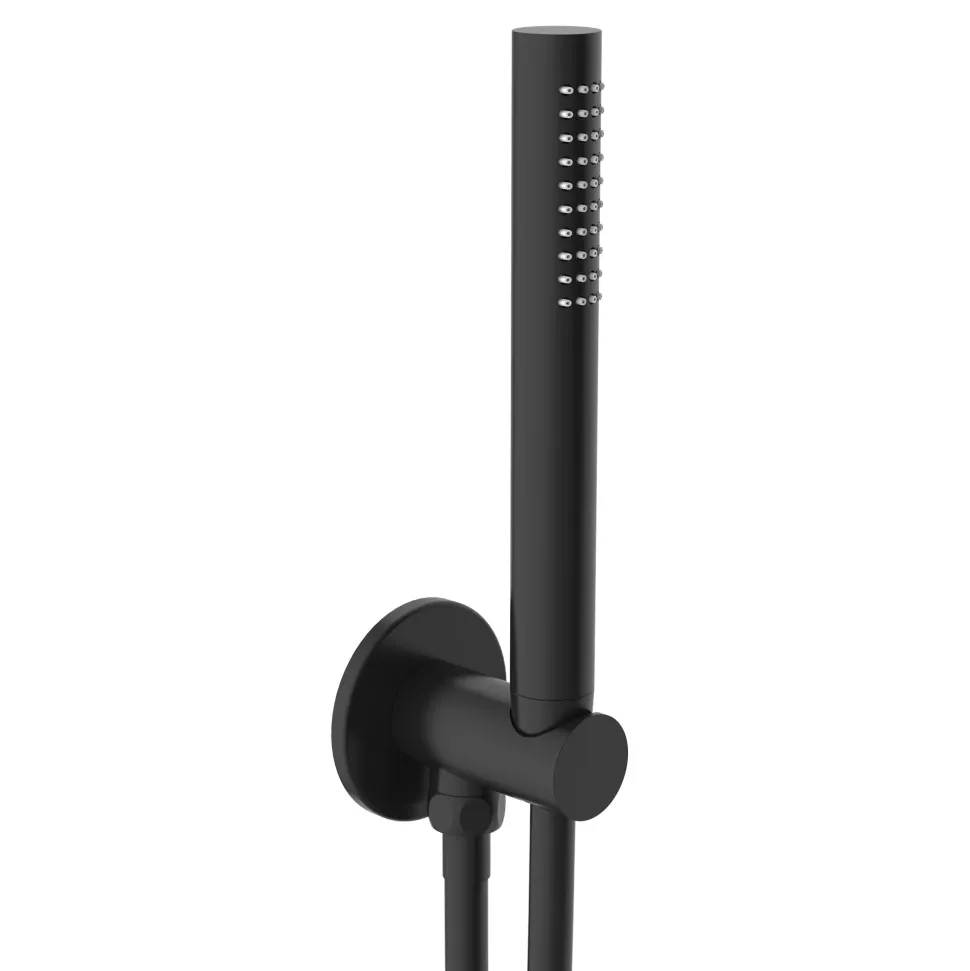 VOS Concealed Dual Outlet 3 Handle Shower Valve, Fixed Head & Shower Handset Kit