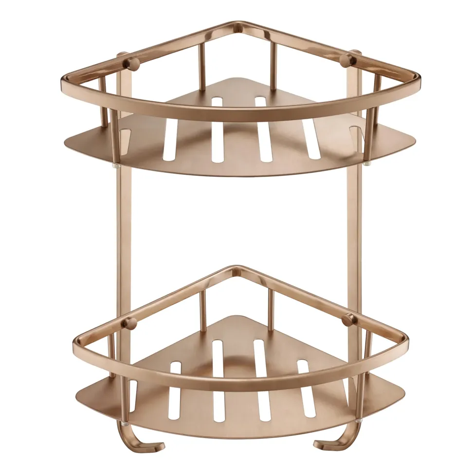 VOS Double Corner Shower Basket