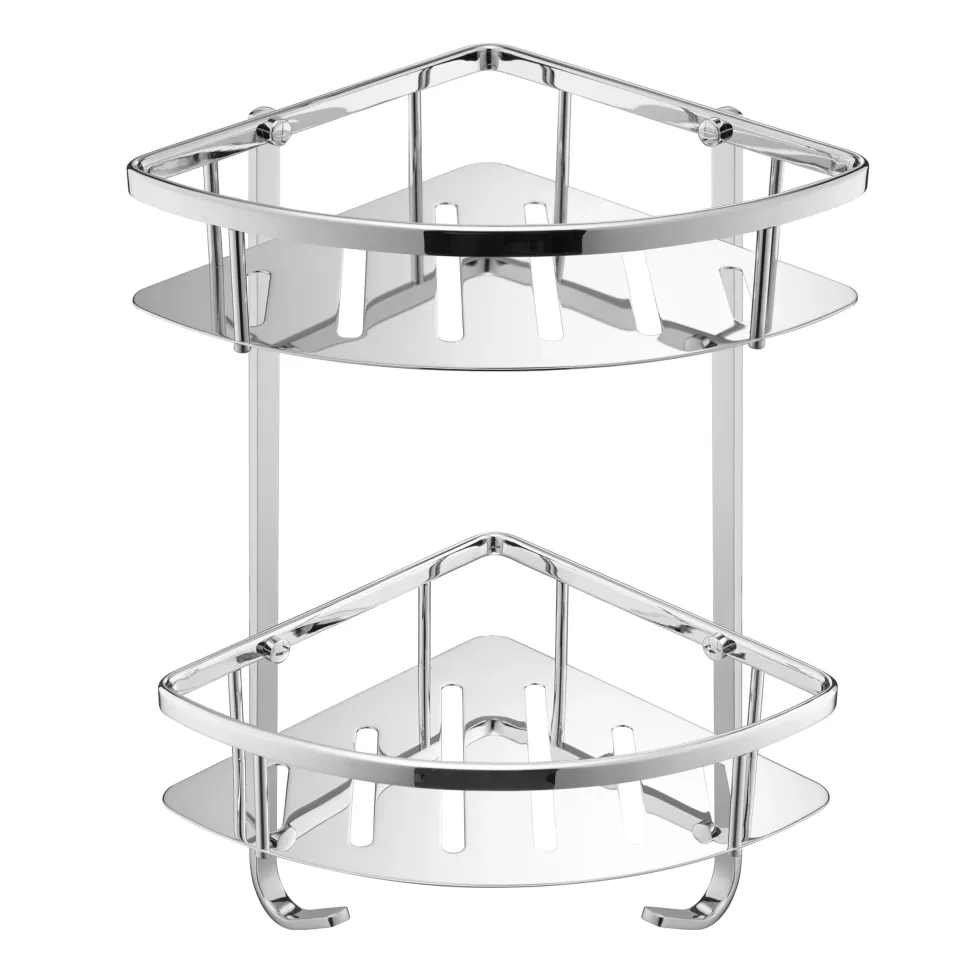 VOS Double Corner Shower Basket