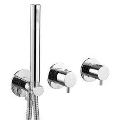 VOS Modular 2 Outlet Concealed Thermostatic Shower Valve with Shower Handset