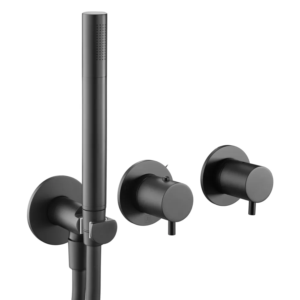 VOS Modular 2 Outlet Concealed Thermostatic Shower Valve with Shower Handset