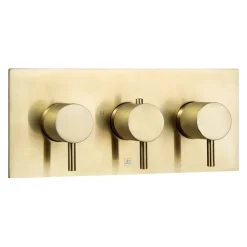 VOS 3 Outlet Concealed Thermostatic Shower Valve with Designer Handles (3 Handles)