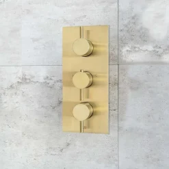 VOS 2 Outlet Concealed Thermostatic Shower Valve (3 Handles)