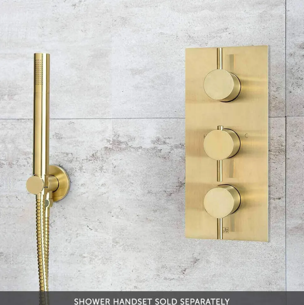 VOS 2 Outlet Concealed Thermostatic Shower Valve (3 Handles)