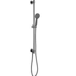 VOS Slide Rail Shower Kit with Round Shower Handset & Hose