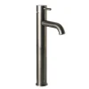 VOS Tall Single Lever Basin Mixer - Brushed Black
