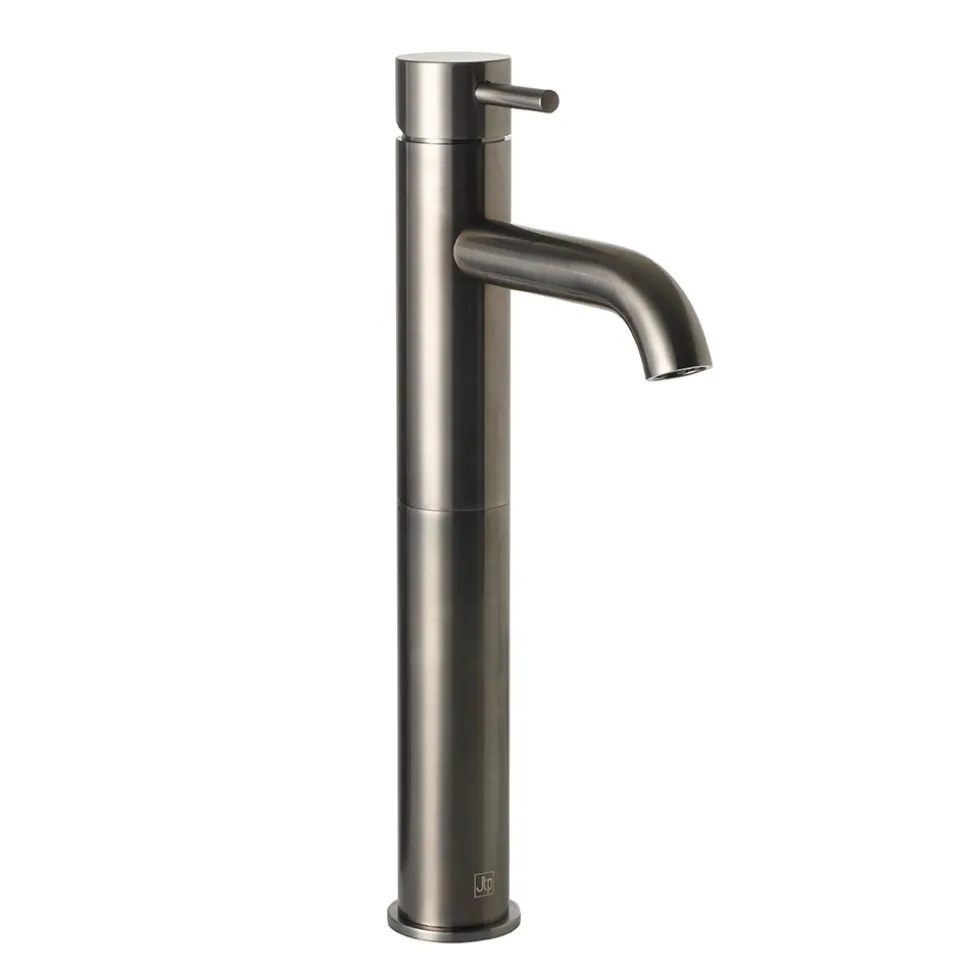 VOS Tall Single Lever Basin Mixer - Brushed Black