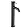 VOS Tall Single Lever Basin Mixer - Matt Black