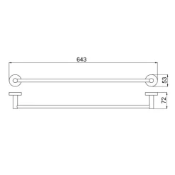 VOS Towel Rail