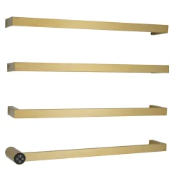 Zyon Flat Bar Heated Dry Electric Towel Rail